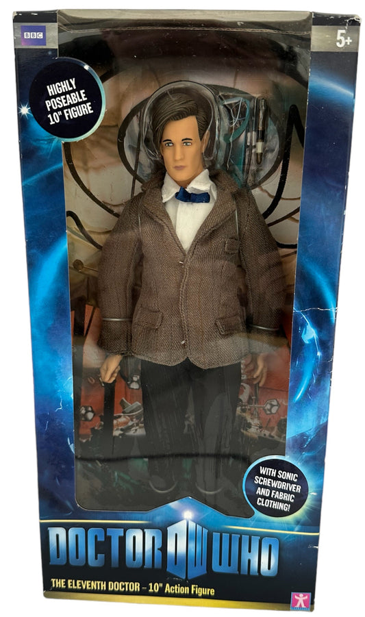 Vintage Characters 2009 Dr Who 10 Inch The Eleventh Doctor Highly Detailed Action Figure - Brand New Factory Sealed Shop Stock Room Find