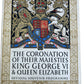 Vintage 1937 The Coronation Of Their Majesties King George VI & Queen Elizabeth Official Collectors Souvenir Programme - Fantastic Condition Very Rare Item