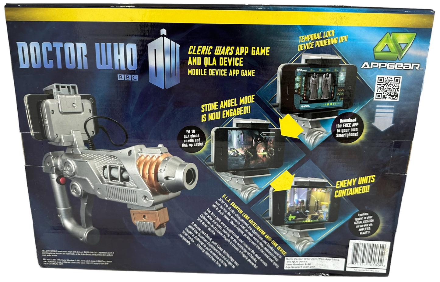 Vintage Characters 2012 Doctor Dr Who Cleric Wars App Game And QLA Device - Mobile Device App Game - Factory Sealed Shop Stock Room Find