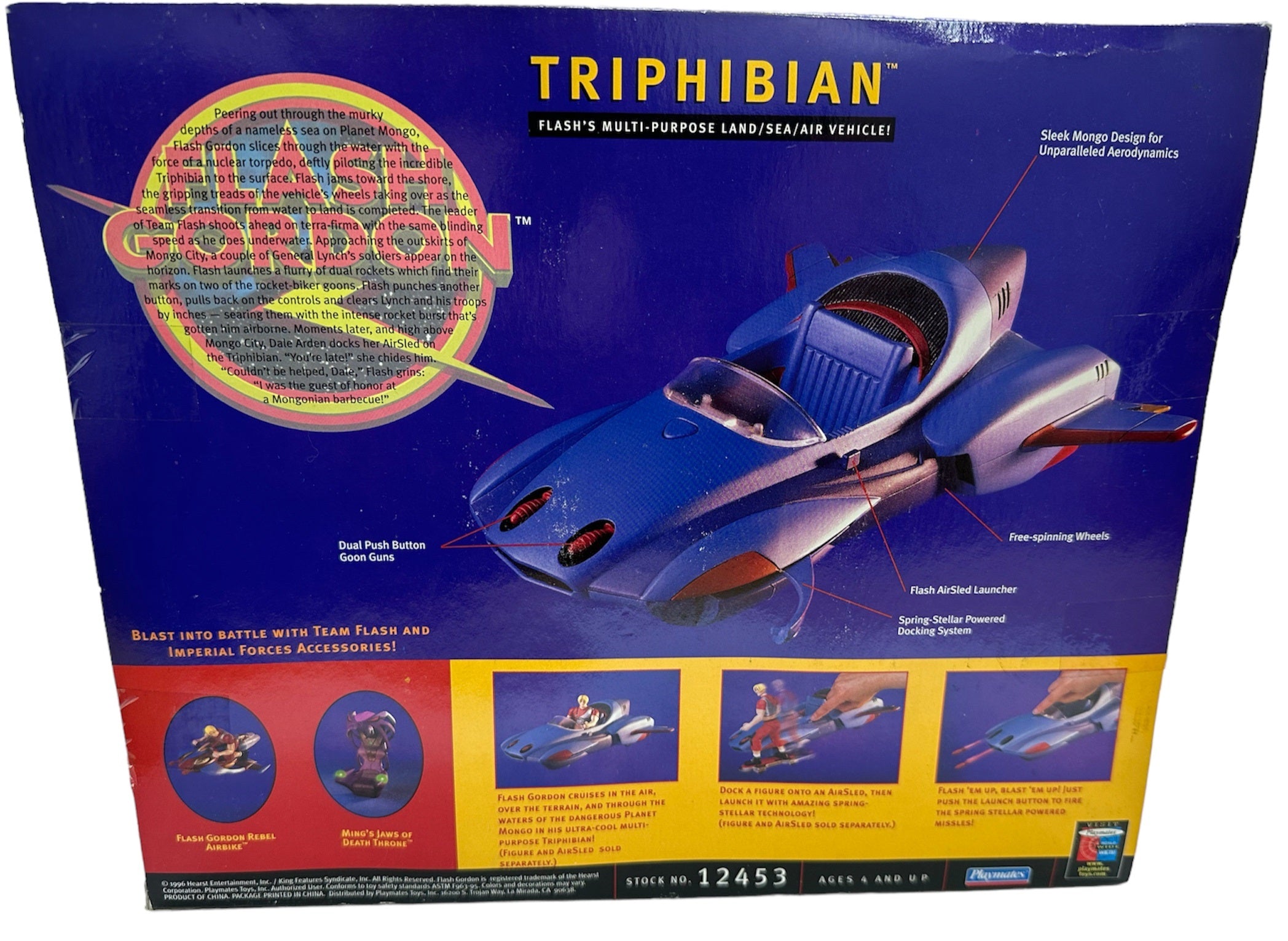 Vintage 1996 Flash Gordon The Animated Series - Triphibian - Flash