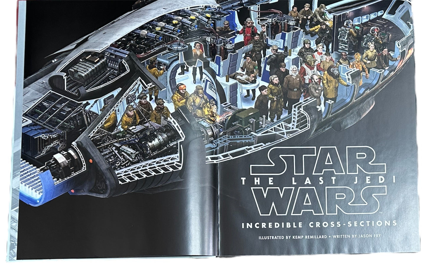 Star Wars The Last Jedi - Incredible Cross Sections - Large Hardback Book - Brand New Shop Stock Room Find