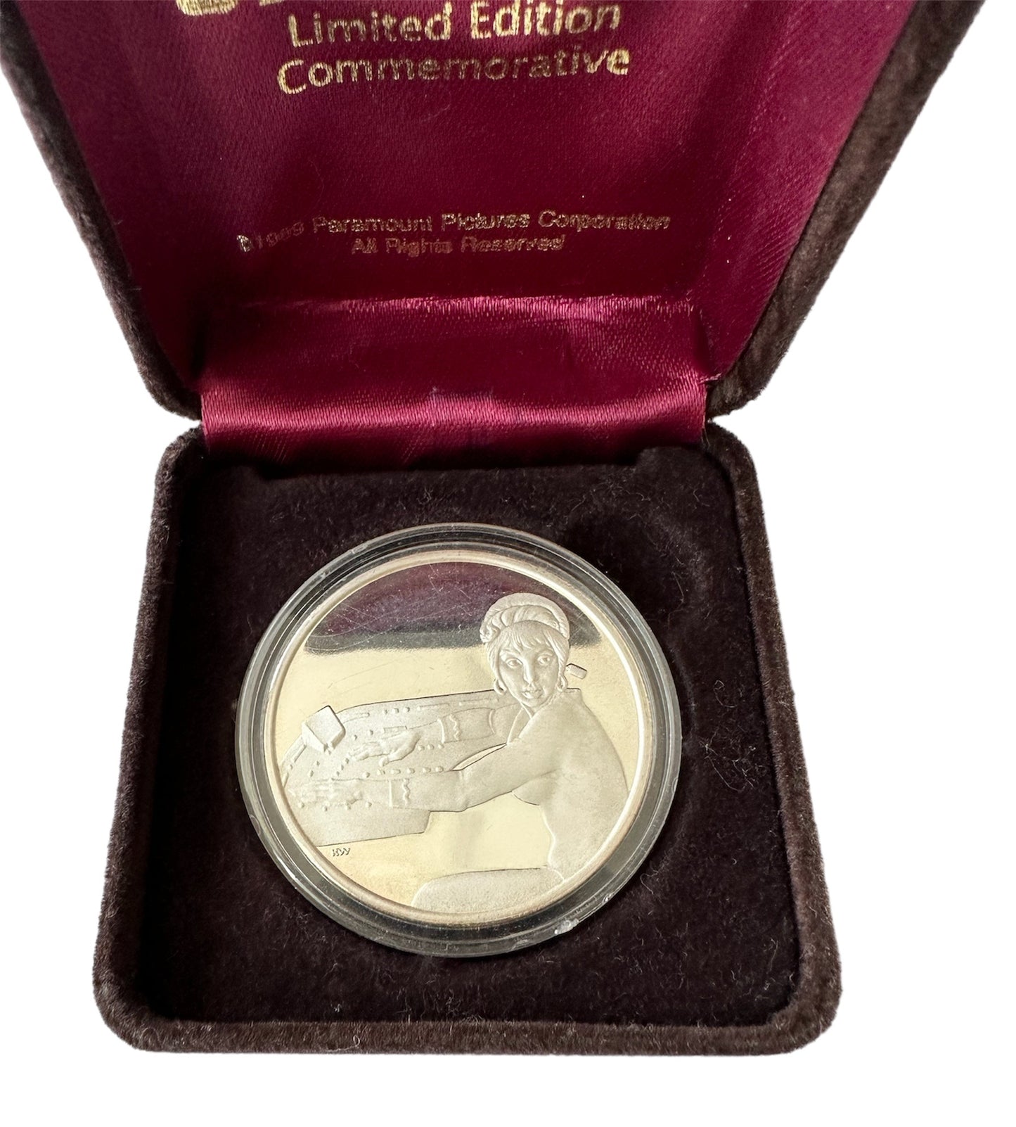 Vintage Rarities Mint 1989 Limited Edition Star Trek The Original Series Commemorative Silver Coin - Lieutenant Uhura - Shop Stock Room Find
