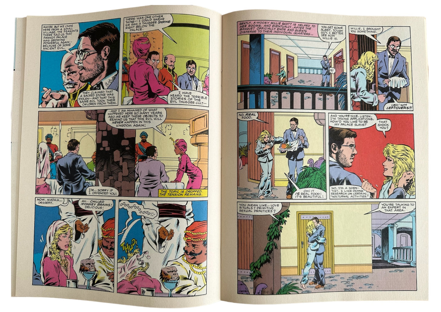 Vintage 1984 Indiana Jones And The Temple Of Doom Comic Storybook Based On The Steven Spielberg Film - Brand New Shop Stock Room Find.