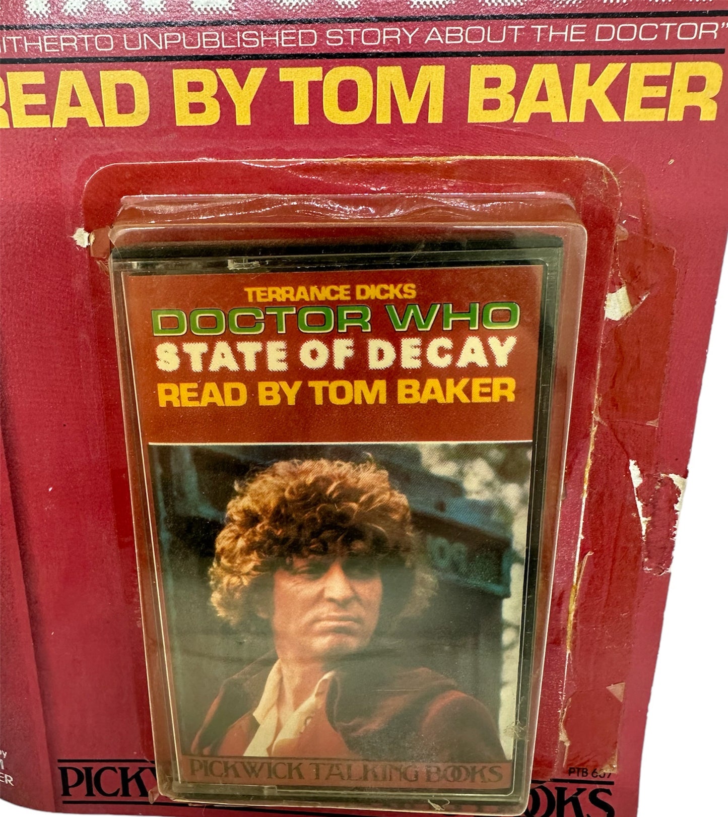Vintage 1981 Doctor Dr Who State Of Decay Pickwick Talking Books By Terrance Dicks Read By Tom Baker - Audio Cassette - Factory Sealed Shop Stock Room Find