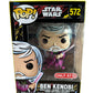 Funko 2022 - Star Wars - Ben Kenobi Pop Vinyl Bobble Head Figure No. 572 - Target Exclusive - Brand New Factory Sealed