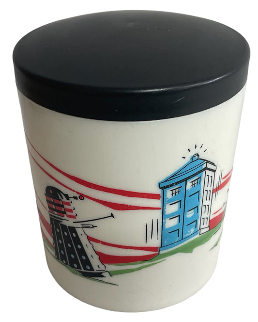 Vintage 1965 H & B Plastics - Doctor Dr Who And The Daleks Plastic Container Jar - Fantastic Condition Ultra Rare Item