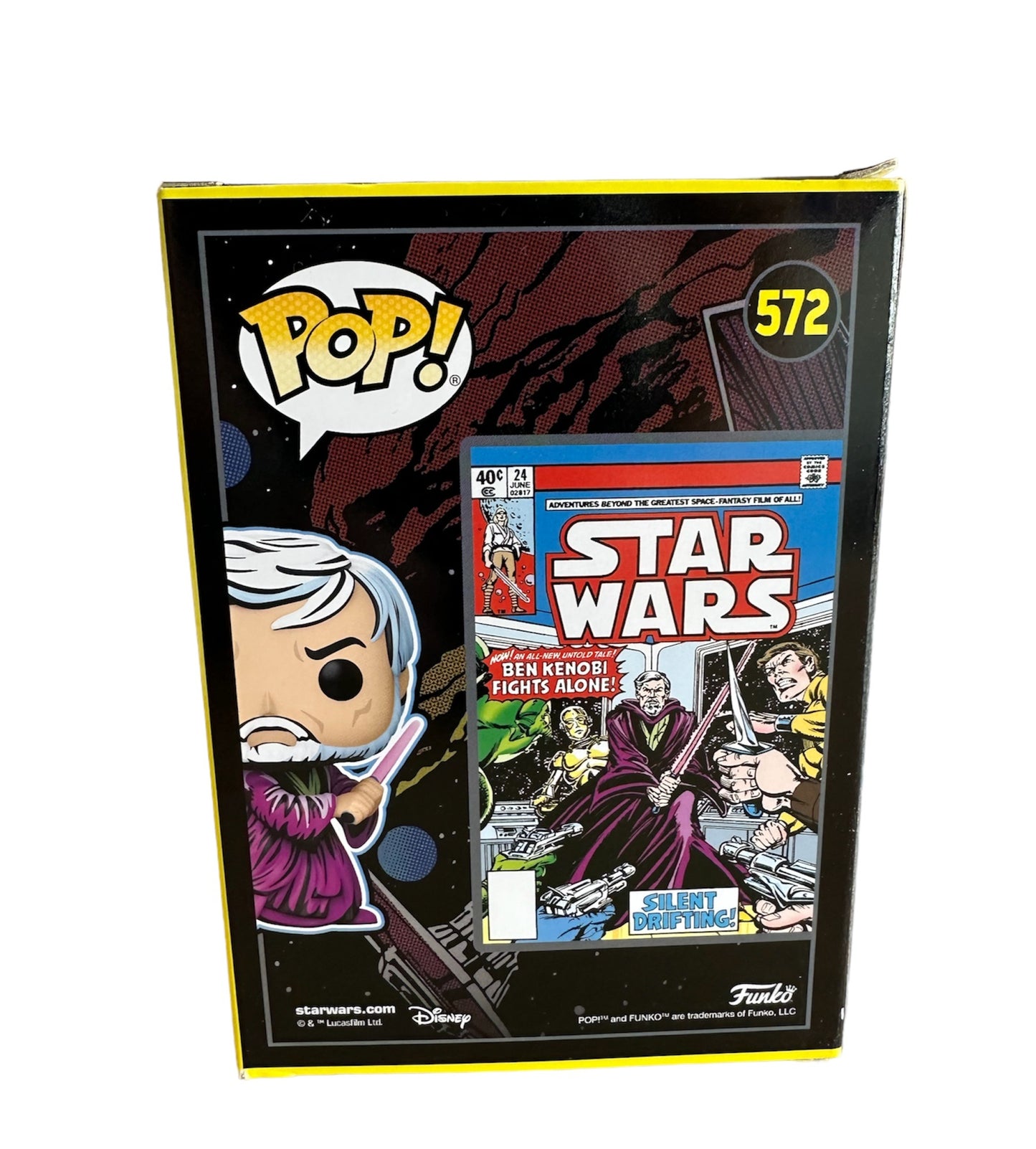 Funko 2022 - Star Wars - Ben Kenobi Pop Vinyl Bobble Head Figure No. 572 - Target Exclusive - Brand New Factory Sealed