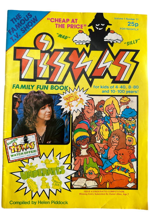 Vintage 1981 Tiswas Family Fun Book Volume 1 Issue Number 11 Very Very Rare.