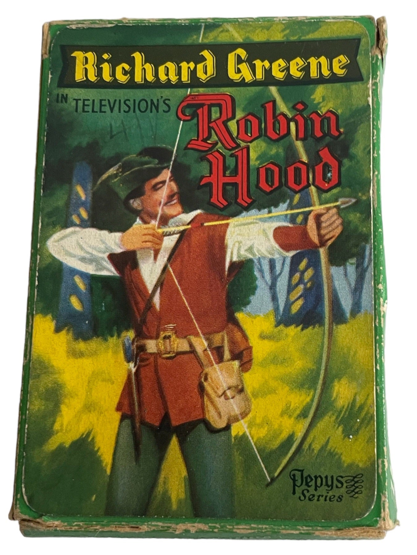 Vintage 1950's Pepys Richard Greene In Televisions Robin Hood Card Game - Fantastic Condition - In The Original Box.