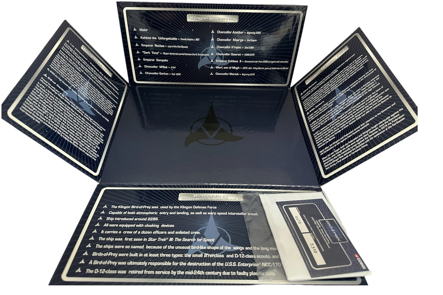 Vintage Corgi 2007 Star Trek 40th Anniversary Limited Edition Klingon Bird Of Prey Diecast Replica Star Ship Model With Lighted Base - Shop Stock Room Find