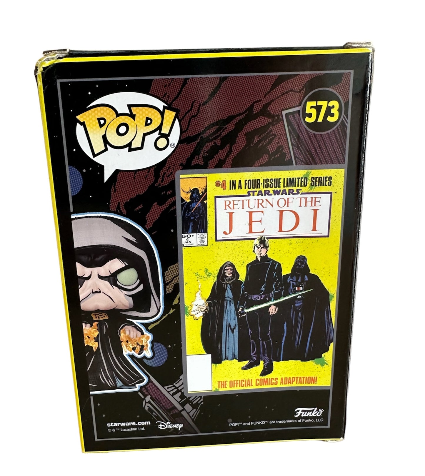Funko 2022 - Star Wars - Emperor Palpatine Pop Vinyl Bobble Head Figure No. 573 - Target Exclusive - Brand New Factory Sealed6 - Brand New Shop Stock Room Find