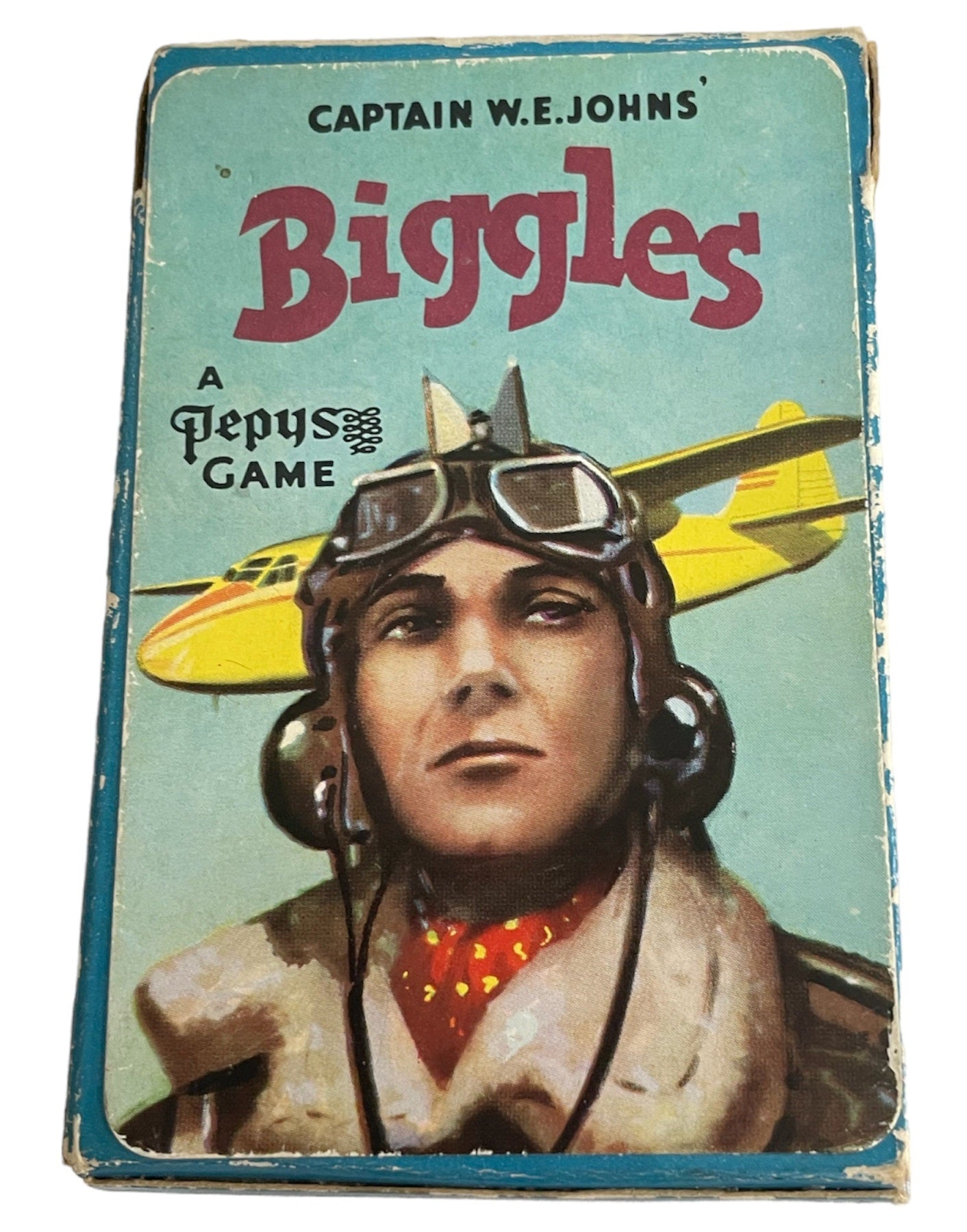 Vintage 1950's Pepys Captain W.E. Jones Biggles Card Game - The Adventures Of Biggles As A Game - Fantastic Condition - Complete In The Original Box