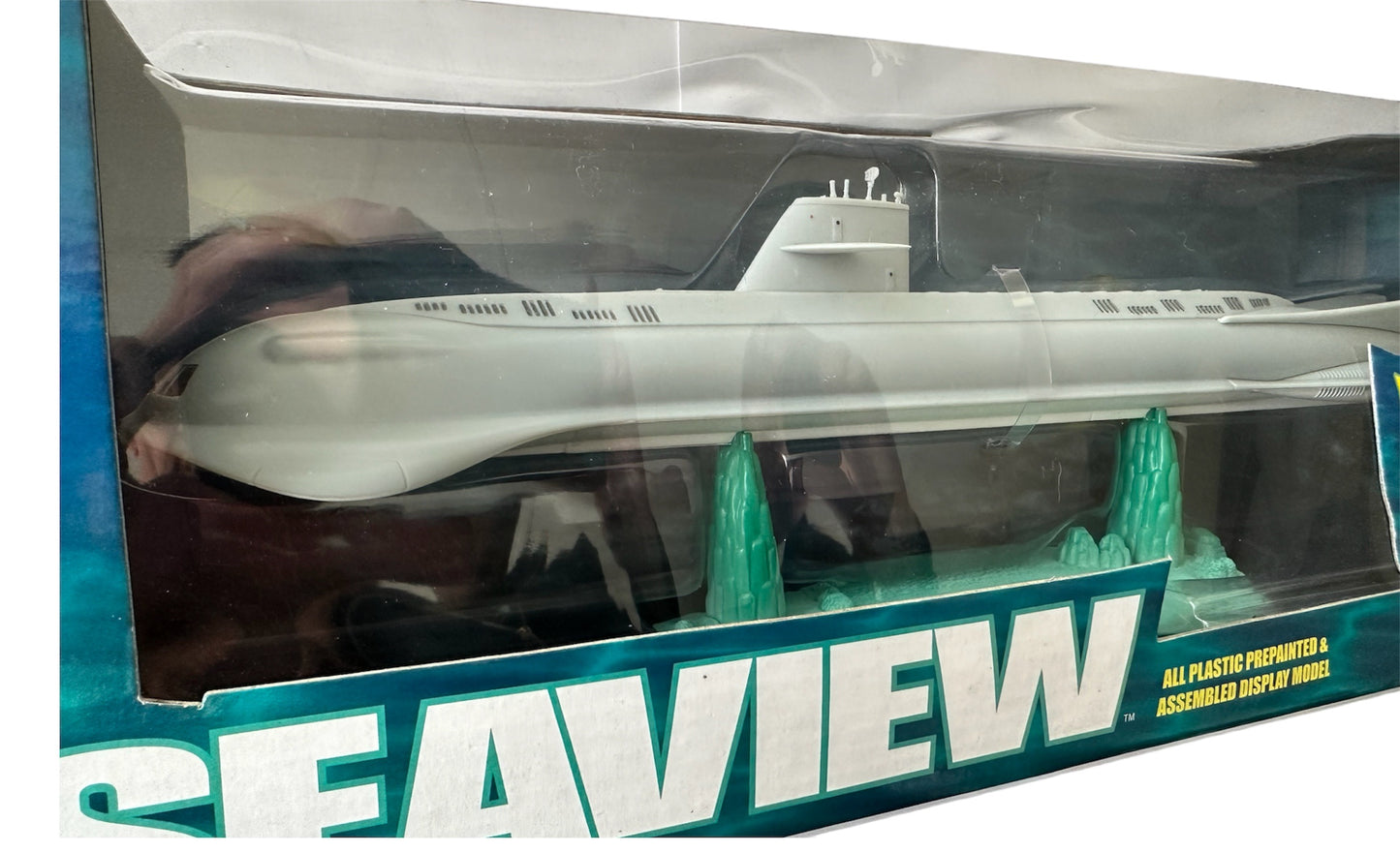 Vintage 2009 Irvin Allen's Voyage To The Bottom Of The Sea - Seawiew Submarine All Plastic Prepainted & Assembled Display Model - Brand New Factory Sealed Shop Stock Room Find