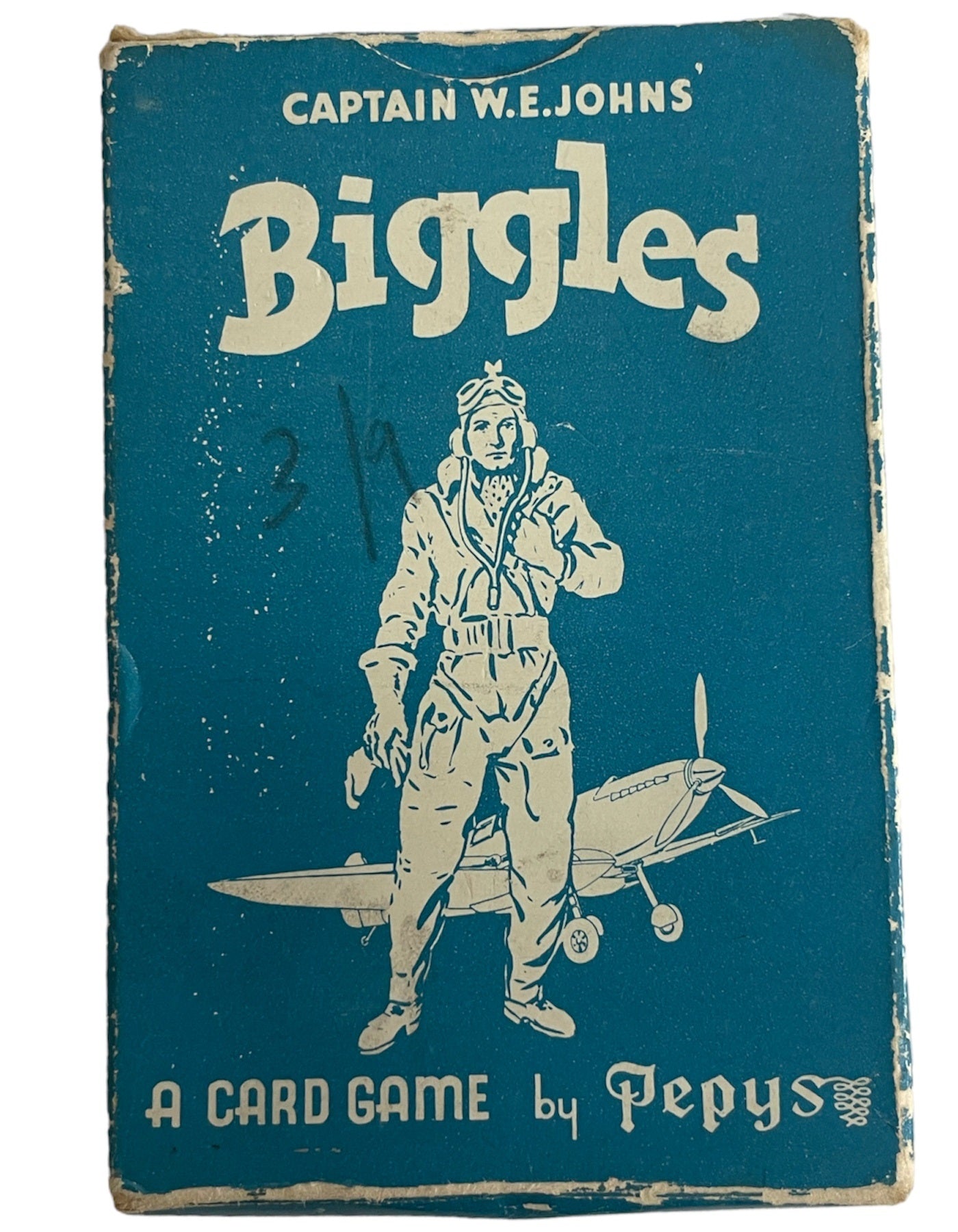 Vintage 1950's Pepys Captain W.E. Jones Biggles Card Game - The Adventures Of Biggles As A Game - Fantastic Condition - Complete In The Original Box
