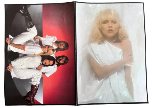 Vintage 1970's Colour Poster Featuring Blondies Debbie Harry and Abba 14" by 10" - Shop Stock Room Find
