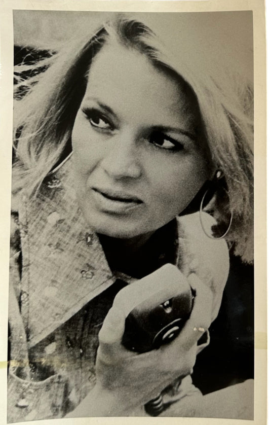 Vintage 1970's Angie Dickinson As Pepper Anderson In Police Women 8 x 5 Inch Black And White Publicity Photograph
