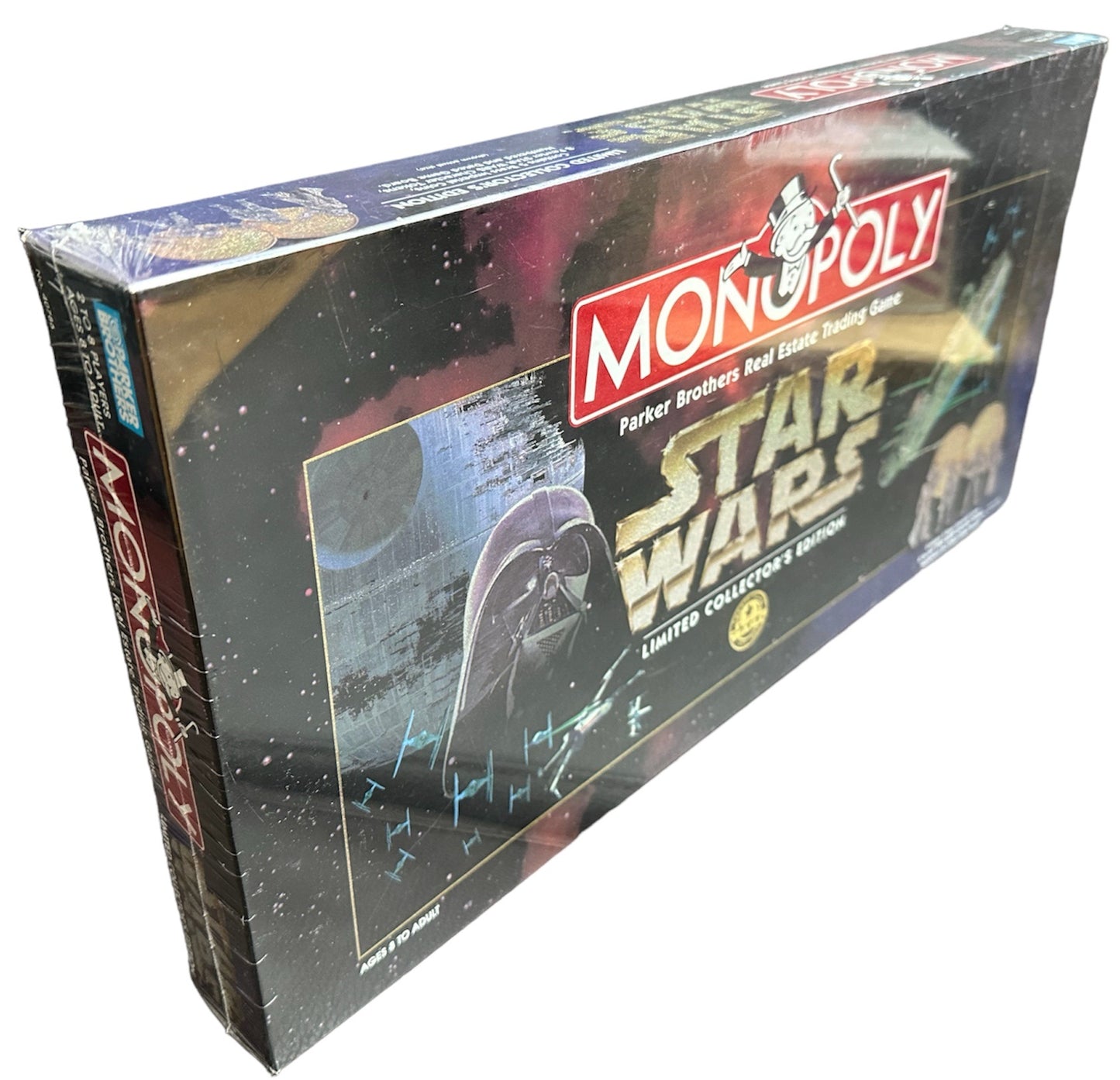 Vintage 1997 Star Wars Monopoly 20th Anniversary Limited Collectors Edition Property Real Estate Trading Board Game - Factory Sealed Shop Stock Room Find