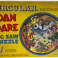 Vintage Waddingtons 1950's The Eagles Dan Dare The Circular Jigsaw Puzzle 500 Pieces - A Montage Of Dan Dares Adventures - Fantastic Condition -100% Complete - In The Original Box