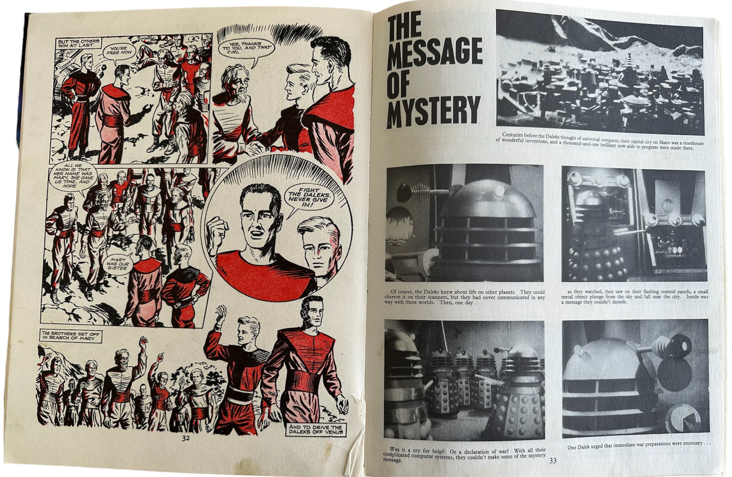 Vintage Terry Nations The Dalek Book Annual 1965 - Dr Who Spin Off - Very Good Condition