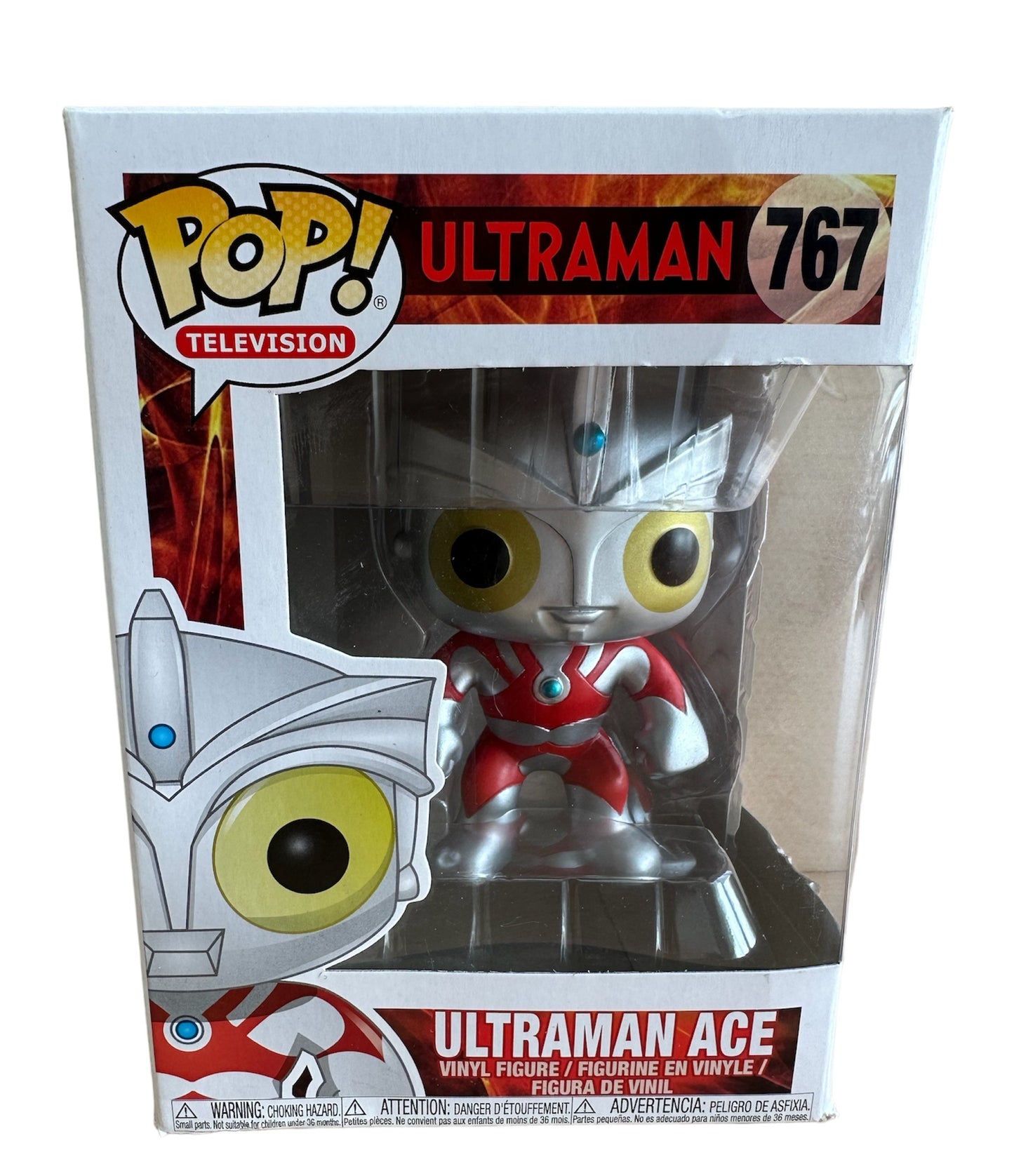 POP! Television 2018 Ultraman Funko Pop Vinyl Figures - Ultraman Ace No. 767 Vinyl Figure - Brand New Shop Stock Room Find