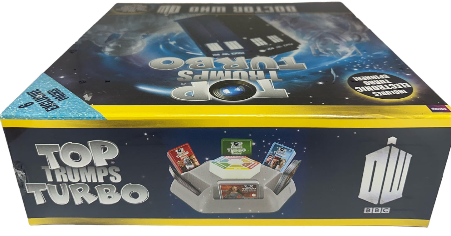 Vintage 2013 Doctor Dr Who Top Trump Turbo - Brand New Factory Sealed Shop Stock Room Find