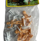 Vintage 1960's Gerry Andersons Thunderbirds Comansi International Rescue Plastic Figure Set White/Baige Guardianes Del Espacio New In Sealed Bag