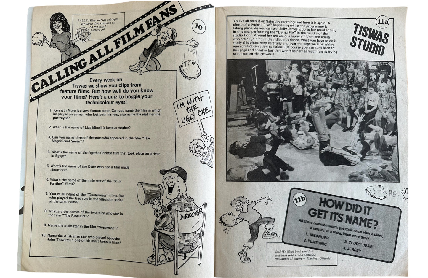 Vintage 1981 Tiswas Family Fun Book Volume 1 Issue Number 1 - First Issue Comic - Very Very Rare.