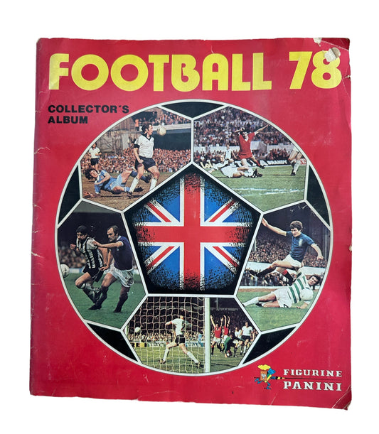 Vintage Panini 1978 - Football 78 Collectors Sticker Album Complete With All Stickers - Very Good Condition Very Rare Item
