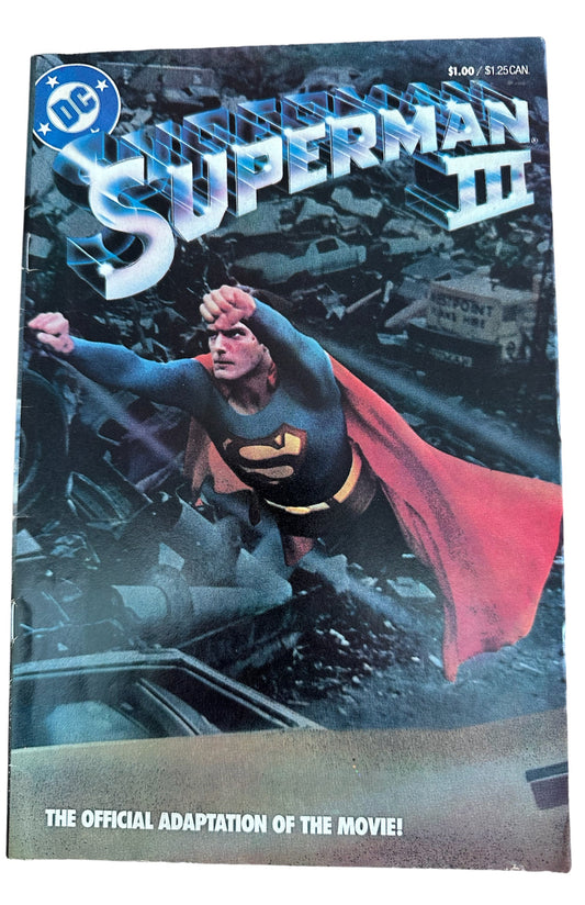 Vintage 1983 DC Comics Superman III Official Full Comic Adaptation -  Former Shop Stock From A Closed Down Comic Shop