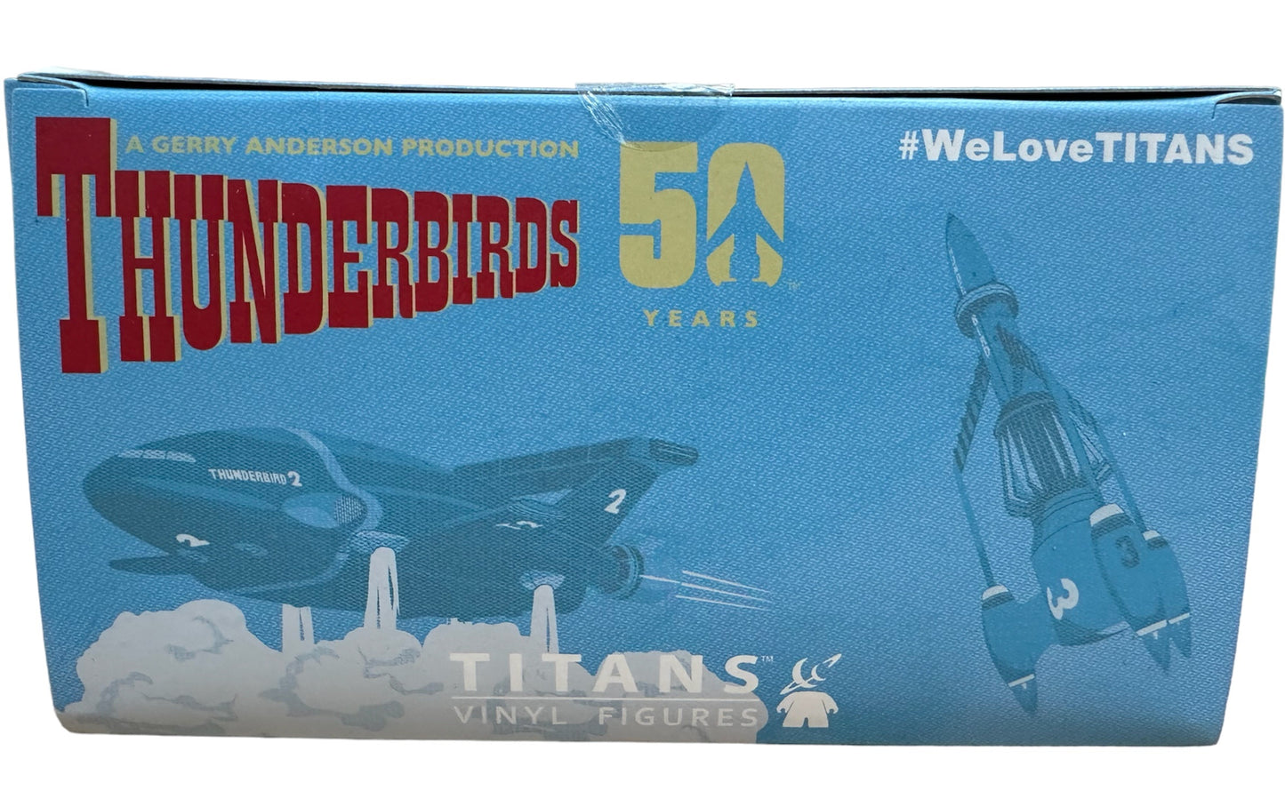 Vintage Titan 2016 Gerry Andersons Thunderbirds 50th Anniversary Thunderbird 2 Vinyl Model - Brand New Factory Sealed Shop Stock Room Find