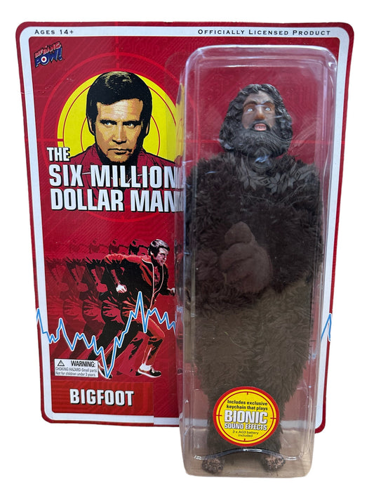 Vintage Biff Bang Pows 2012 - The Six Million Dollar Man Bionic Bigfoot 9 Inch Action Figure With Bionic Sound Effects - Brand New Factory Sealed Shop Stock Room Find