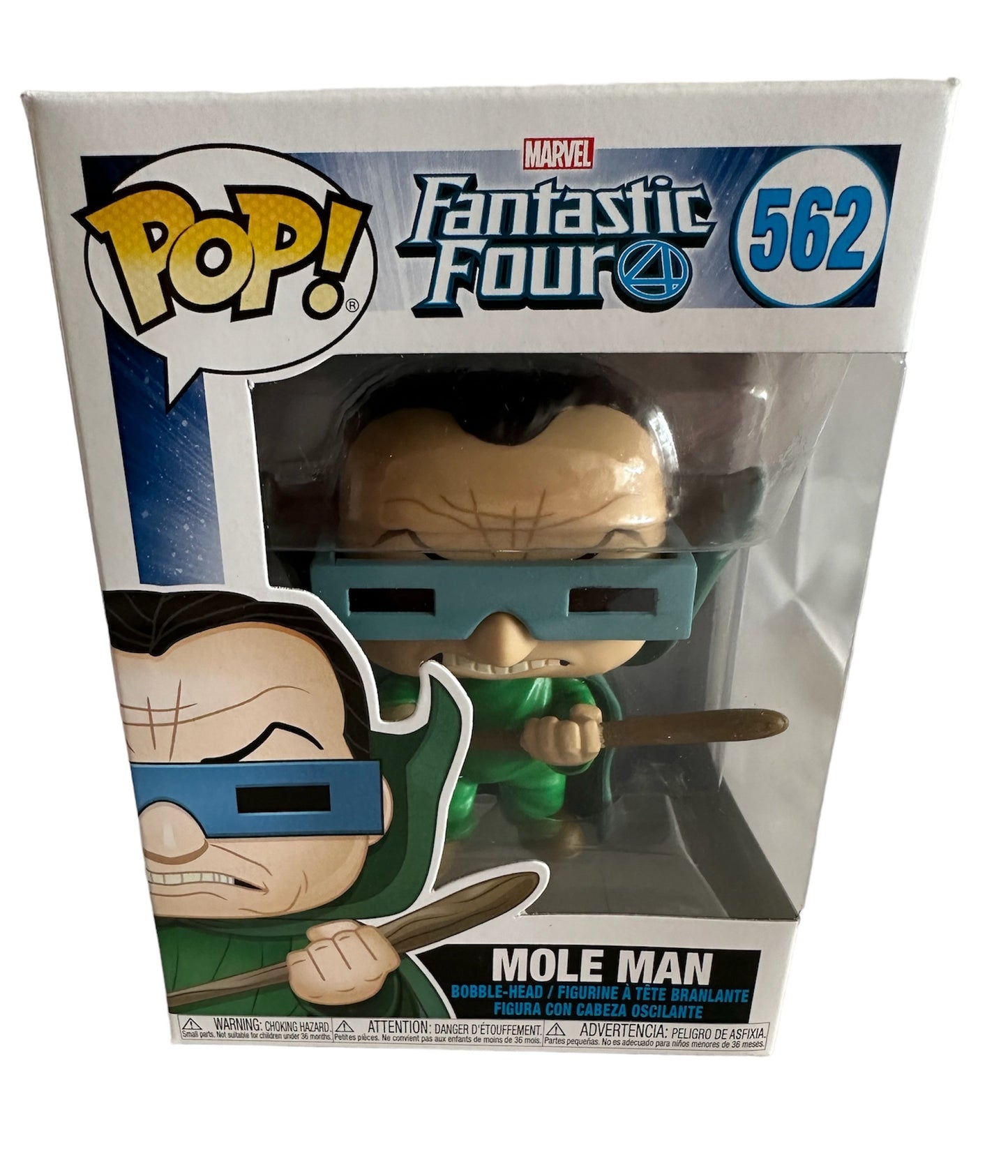 POP! 2019 Marvels The Fantastic Four Pop Vinyl Figure - Mole Man Bobble-Head No. 562 - Brand New Shop Stock Room Find