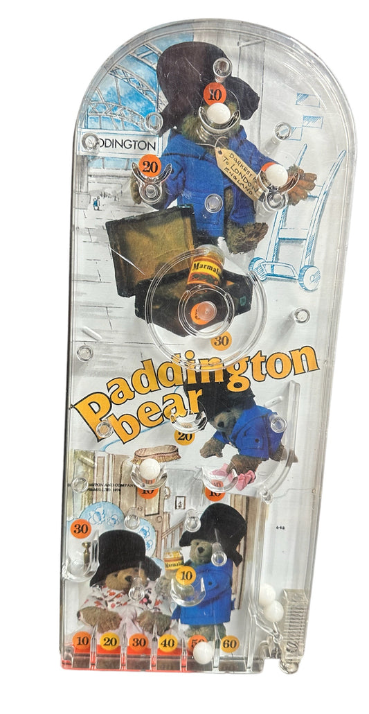 Vintage 1976 Paddington The Bear Bagatelle Pin Ball Game - Fantastic Condition In Full Working Order