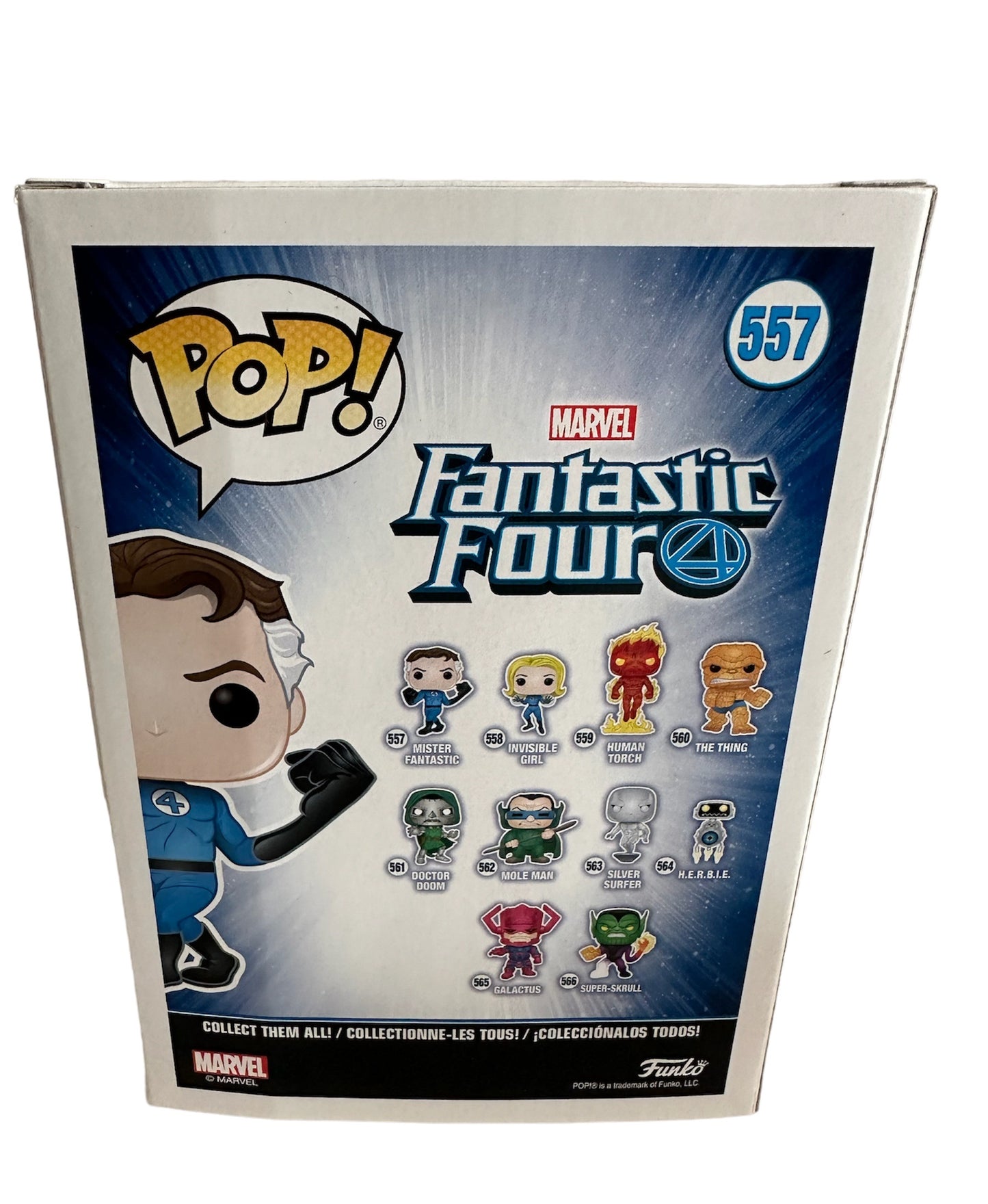 POP! 2019 Marvels The Fantastic Four Pop Vinyl Figure - Mister Fantastic Bobble-Head No. 557 - Brand New Shop Stock Room Find