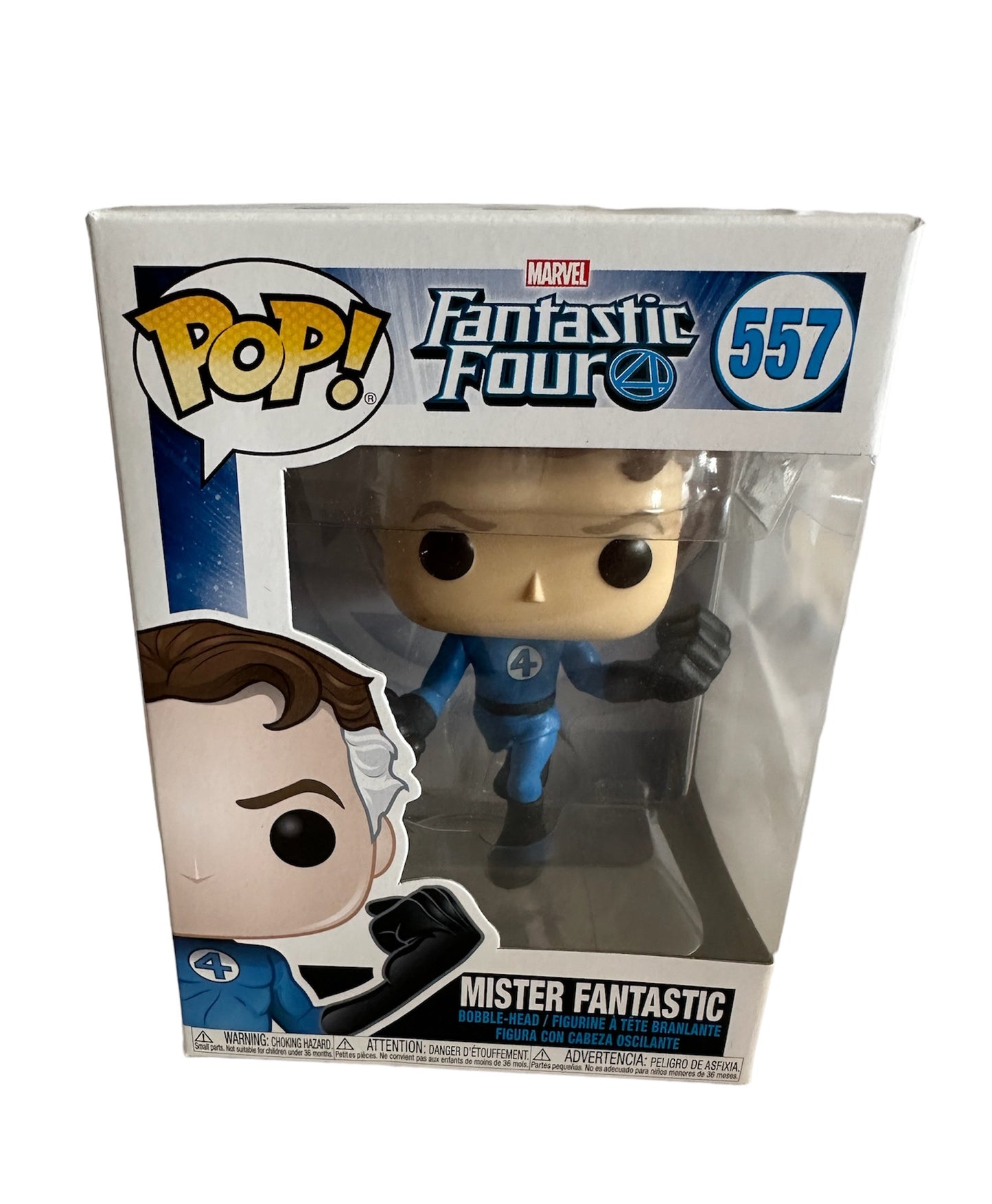 POP! 2019 Marvels The Fantastic Four Pop Vinyl Figure - Mister Fantastic Bobble-Head No. 557 - Brand New Shop Stock Room Find