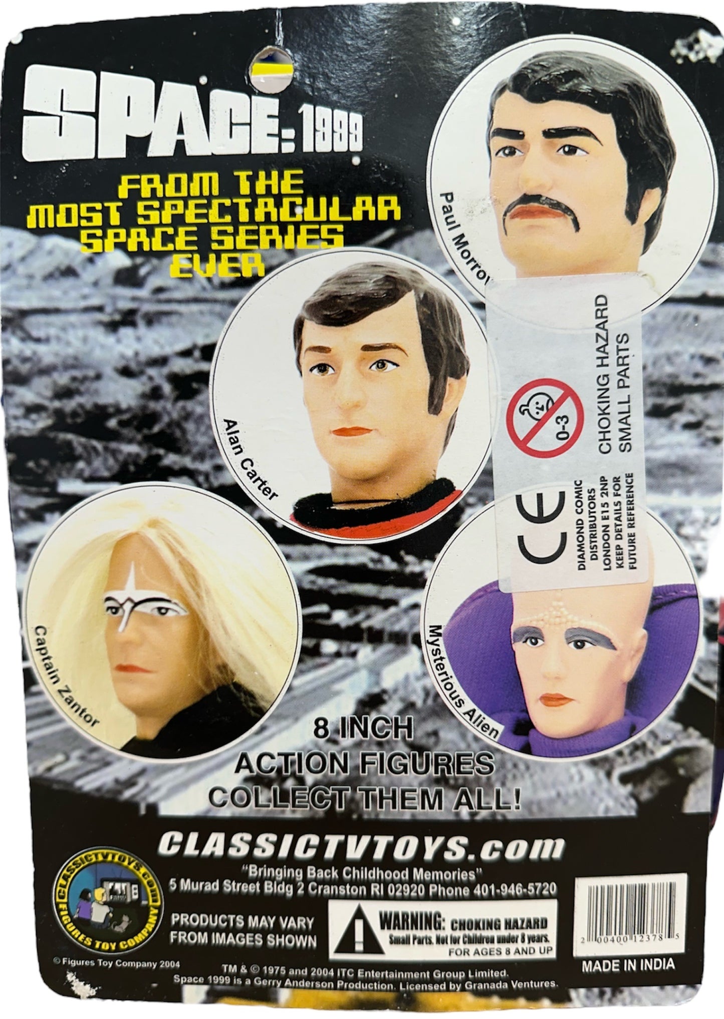 Vintage 2005 Gerry Andersons Space 1999 Megos Style The Mysterious Alien From Deep Space - 8" Action Figure - Shop Stock Room Find