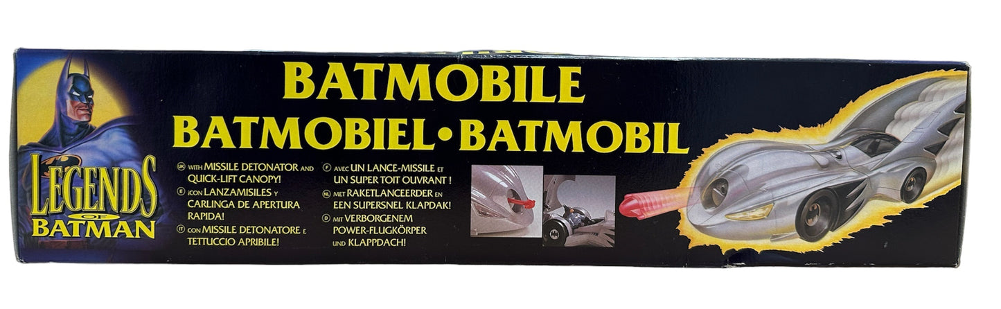Vintage Kenner 1994 The Legends Of Batman Batmobile With Missile Detonator Launcher And Free Collector Card - Brand New Factory Sealed Shop Stock Room Find