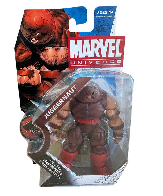 Vintage 2009 Marvel Universe Series 2 - No. 014 Juggernaut 3 3/4 Inch Action Figure With Classified File And Secret Code - Brand New Factory Sealed Shop Stock Room Find