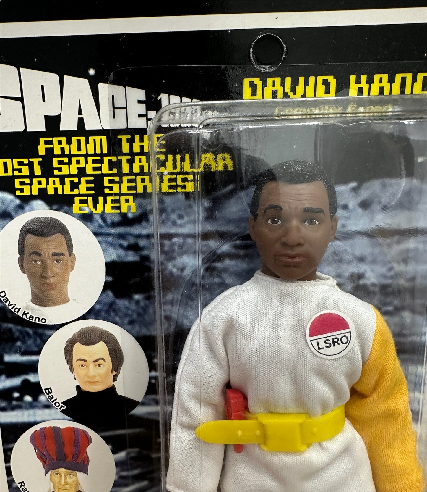 Vintage 2005 Gerry Andersons Space 1999 Megos Style David Kano - Monbase Alphas Computer Expert 8" Action Figure - Shop Stock Room Find