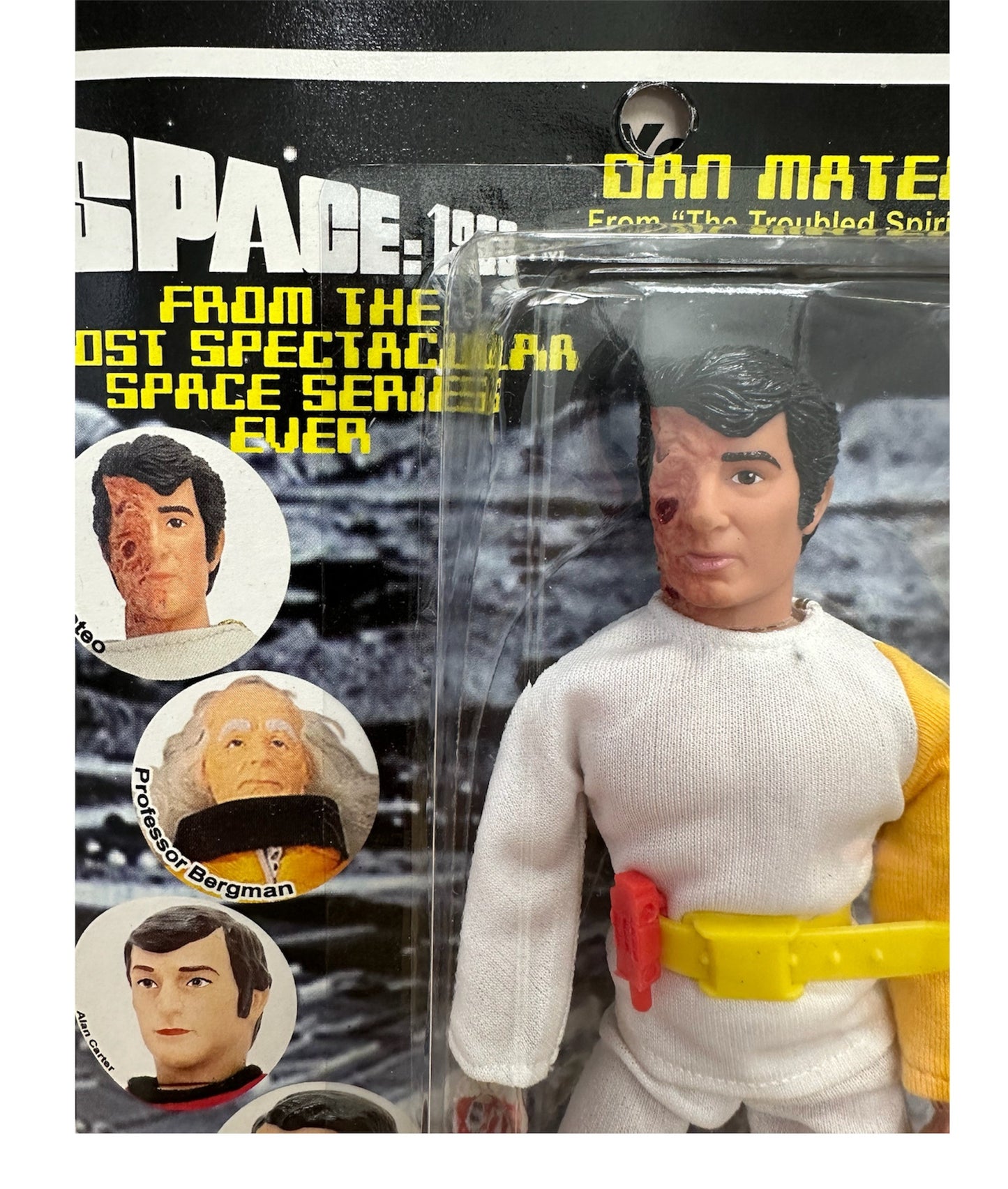 Space 1999 Mego Style Dan Mateo From The Episode Troubled Spirit 8" Action Figure Brand New On Card