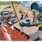 Vintage 1966 Batman 260 Piece Jigsaw Puzzle Crashing The Barrier In The Original Box - Ultra Rare