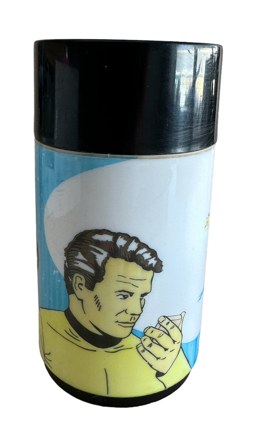 Vintage 1978 Aladdin Star Trek The Original Series Thermos Thermal Bottle Flask - Very Good Condition Very Rare Item