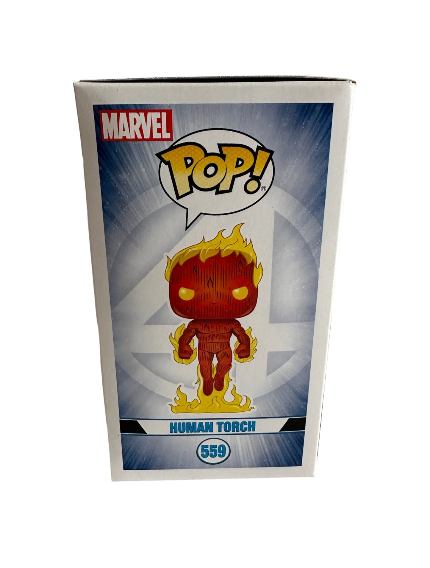 POP! 2019 Marvels The Fantastic Four Pop Vinyl Figure - The Human Torch Johnny Storm Bobble-Head No. 559 - Brand New Shop Stock Room Find
