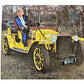 Vintage 1972 Dr Who 100 Piece Fully Interlocking Jigsaw Puzzle Featuring Jon Pertwee in The Doctor And Bessie Jigsaw No. 1 - Complete In The Original Box.