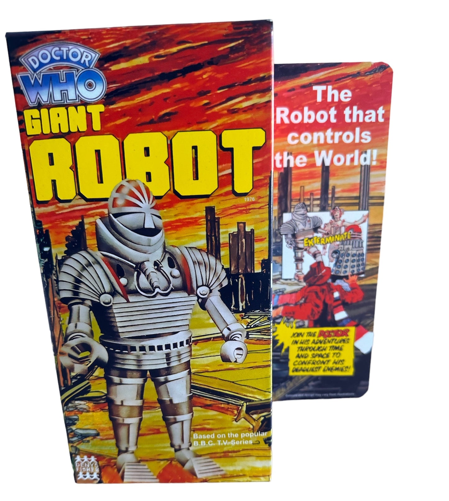 Vintage Mego 1976 Doctor Dr Who Giant K1 Robot Action Figure With Box - Fantastic Condition