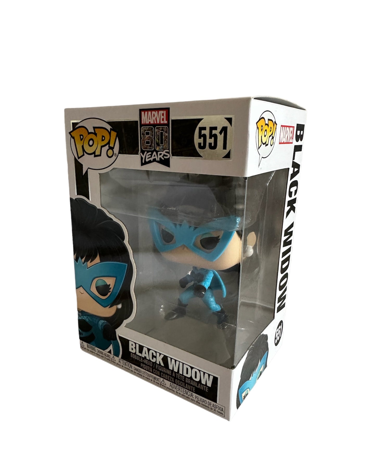 2019 Marvels 80 Years First Appearance Funko Pop Vinyl Figure - Black Widow Bobble-Head No. 551 - Brand New Shop Stock Room Find
