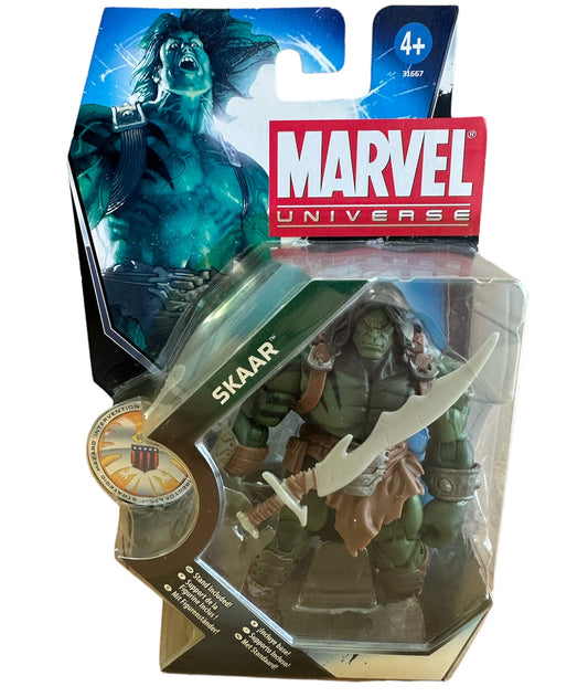 Vintage 2011 Marvel Universe Series 3 - No. 016 Skaar 3 3/4 Inch Action Figure With Display Stand - Brand New Factory Sealed Shop Stock Room Find