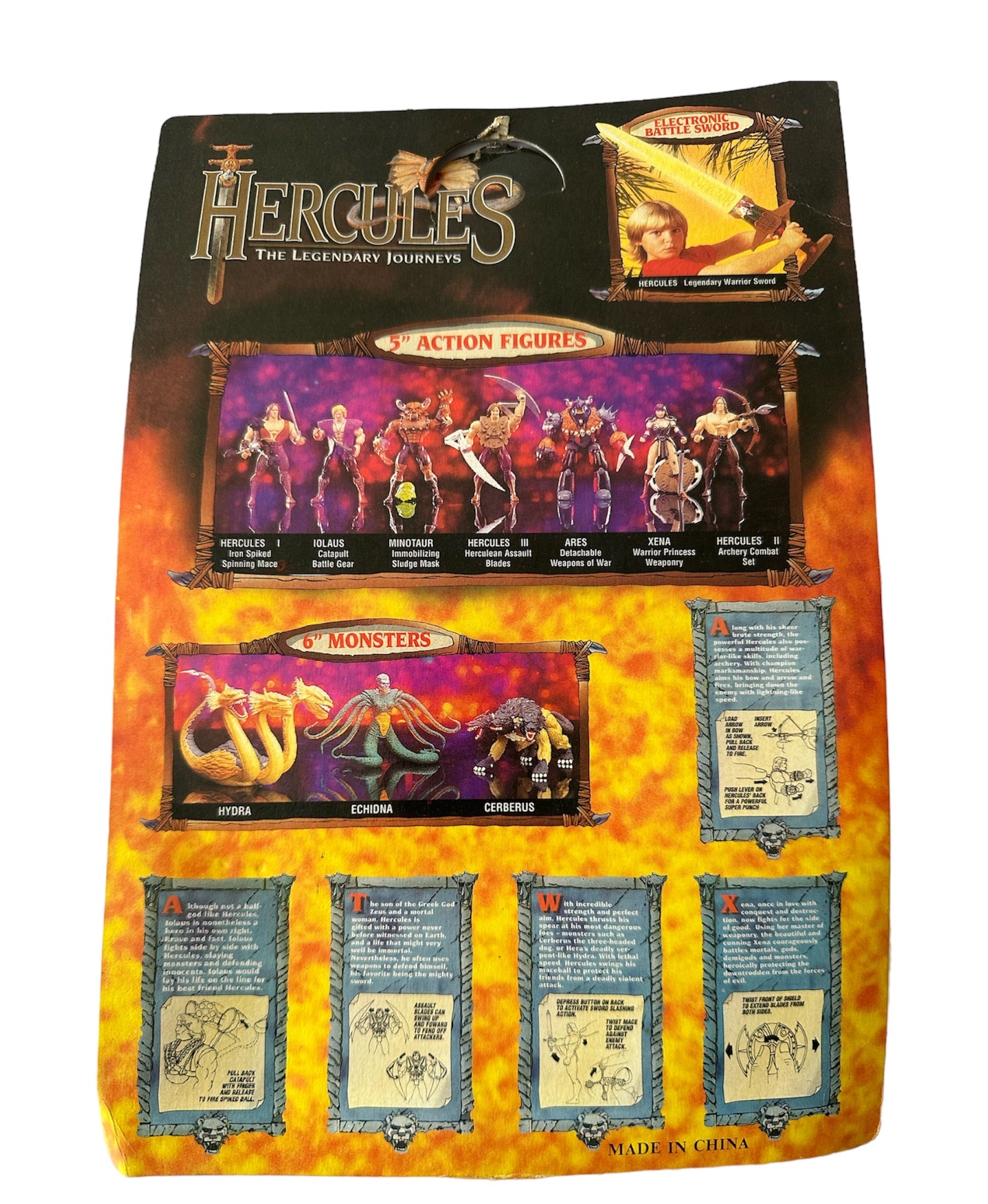 Vintage 1998 Hercules The Legendary Journeys - Xena Warior