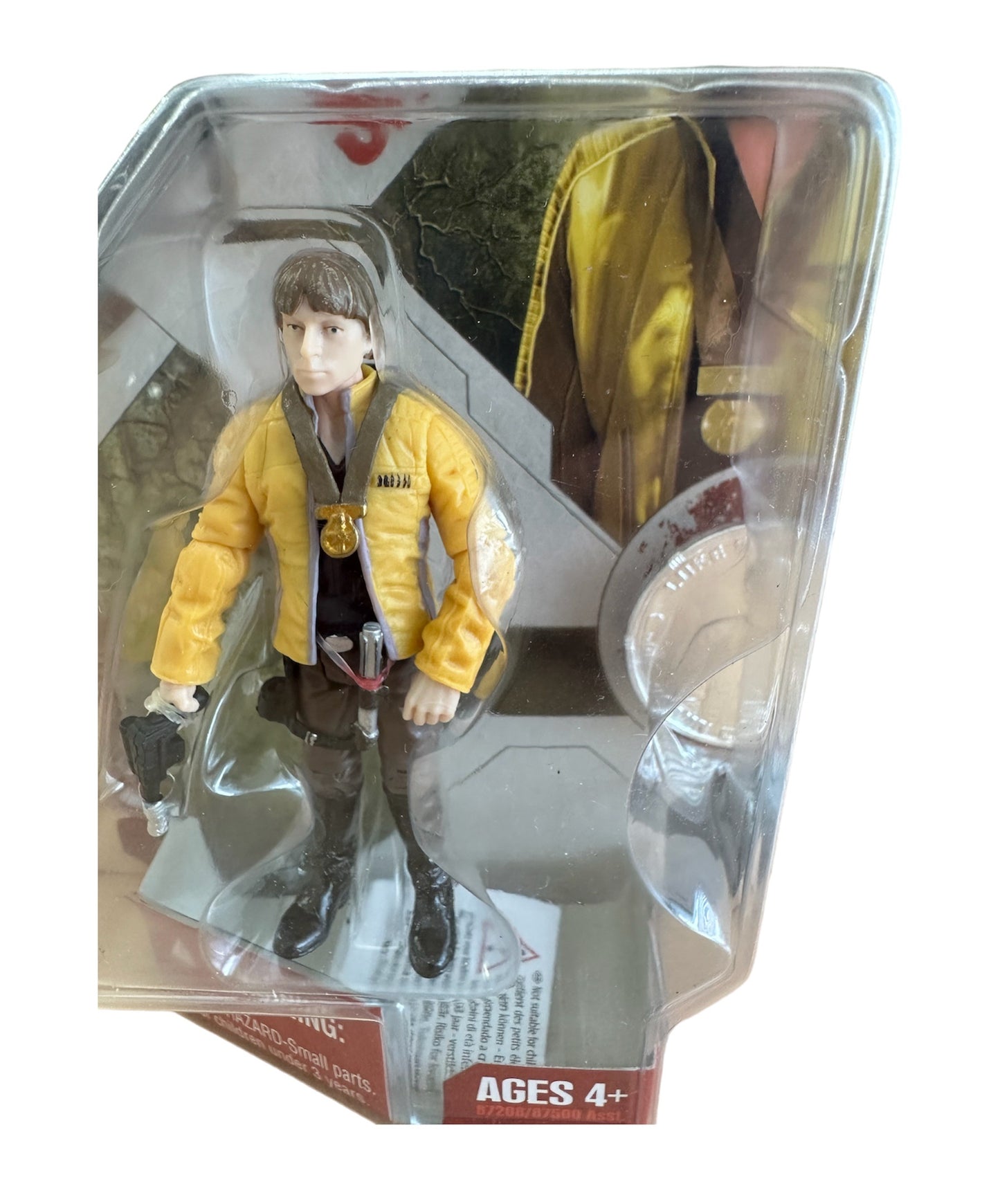 Vintage 2007 Star Wars Saga 30th Anniversary A New Hope Luke Skywalker Action Figure With Exclusive Collector Coin - Brand New Factory Sealed Shop Stock Room Find
