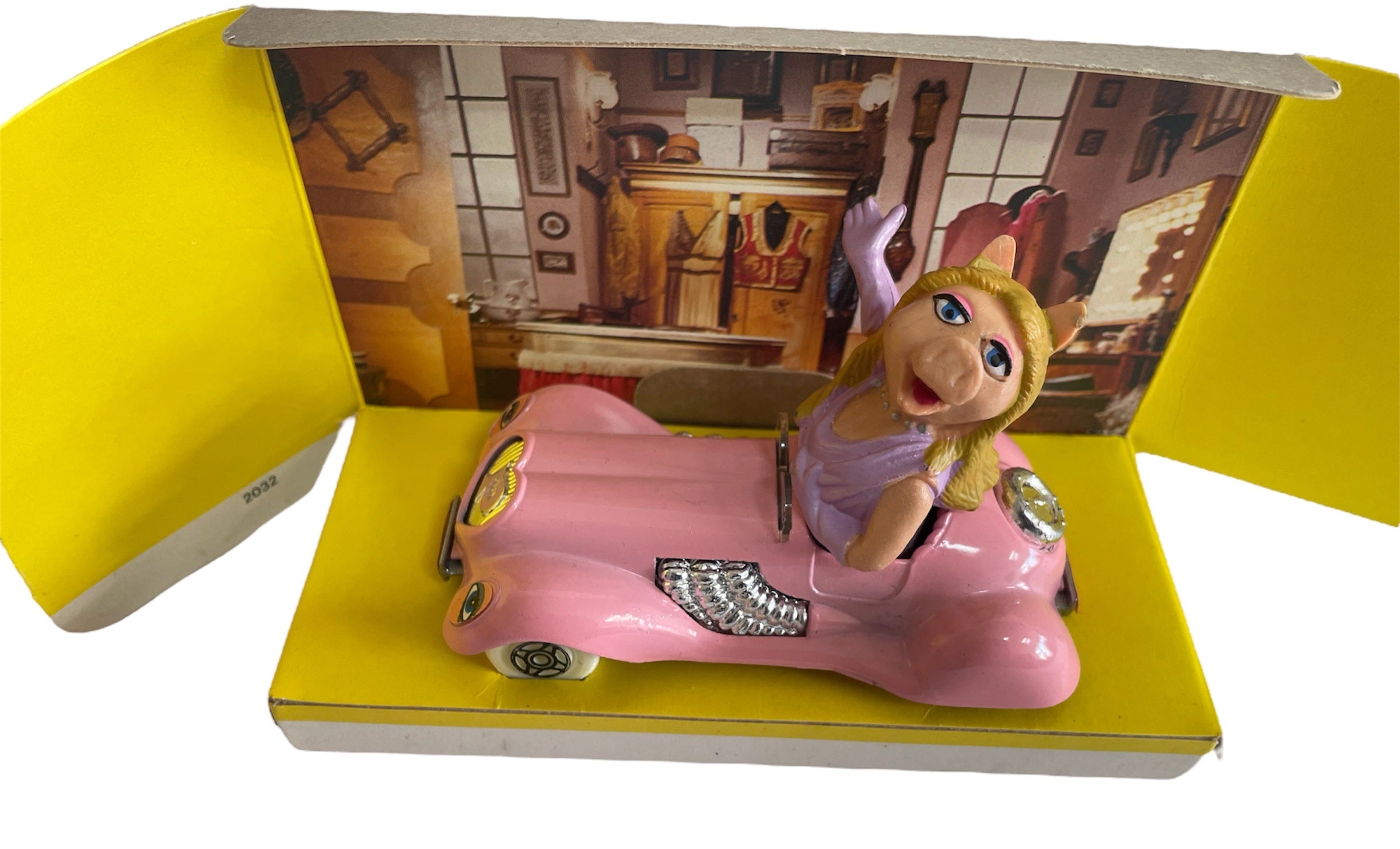 Vintage Corgi 1979 The Muppet Shows Miss Piggy & Her Piggymobile